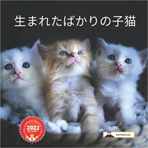 ダウンロード  New Wing Publication Beautiful Collection 2022 カレンダー 生まれたばかりの子猫 (日本の祝日を含む) 本