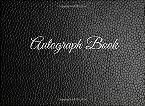 Autograph Book: Celebrity Autograph Book for Adults and Kids, 100 BLANK PAGES, Memory Book, Keepsake | Christmas Santa Gift