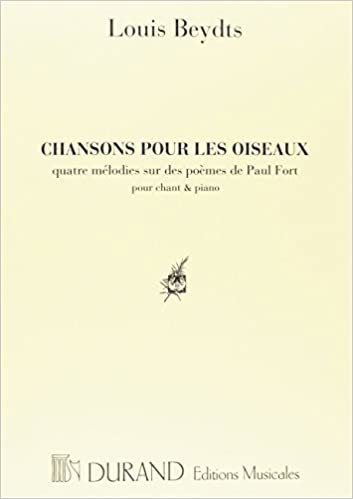 Chans. pour les Oiseaux Voix Elevee-Piano (P.Fort Chant