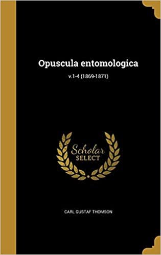 Opuscula entomologica; v.1-4 (1869-1871) indir