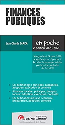 indir Finances publiques: Les points clés pour enfin comprendre les règles qui régissent les finances publiques (2020-2021) (En Poche)