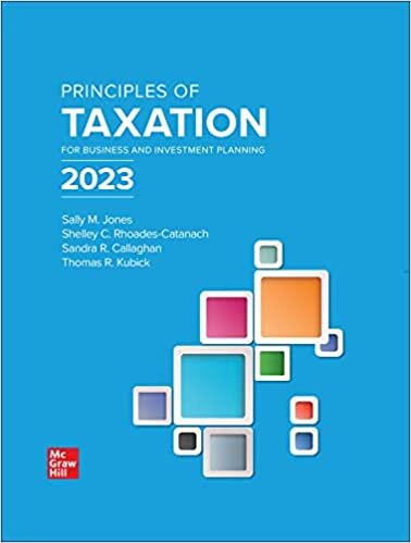 تحميل Loose Leaf for Principles of Taxation for Business and Investment Planning 2023 Edition