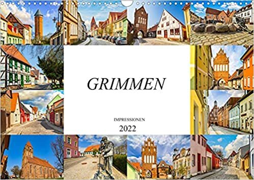 Grimmen Impressionen (Wandkalender 2022 DIN A3 quer): Die Stadt Grimmen in zwoelf wunderschoenen Bildern festgehalten (Monatskalender, 14 Seiten )