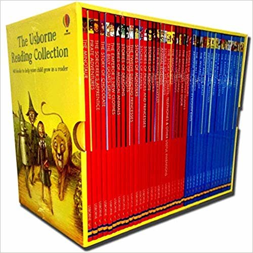 Usborne Young Reading Collection 40 illustrated Books Box Se