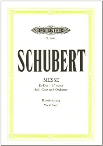 Messe Es-Dur D 950: Soli, Chor und Orchester / Klavierauszug / Vocal Score indir