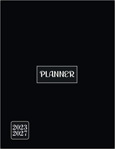 Five Year Monthly Planner 2023-2027: Large 5 Year Monthly Planner Calendar Schedule Organizer January 2023 to December 2027, 60 Month Planner 2023-2027 Weekly and Monthly, with Federal Holidays, Birthdays, Contacts & More, Planner with Black Cover ダウンロード