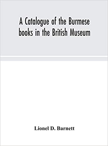 indir A catalogue of the Burmese books in the British Museum