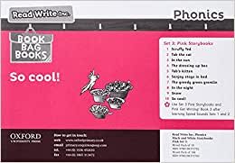 Read Write Inc - Phonics Set 3 Pink Story Books - Black and White Pack of 10