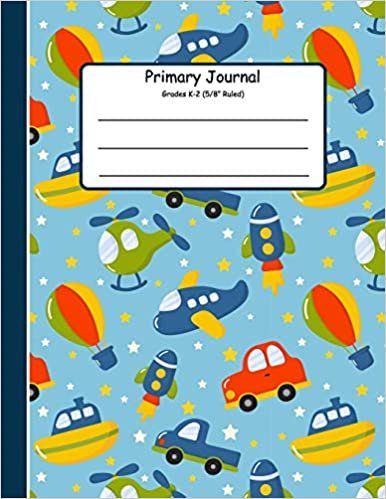 Primary Journal Grades K-2: Primary Composition Books K-2. Picture Space And Dashed Midline, Primary Composition Notebook, Composition Notebook for Kindergarten, Composition Notebook indir