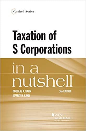 Taxation of S Corporations in a Nutshell (Nutshell Series) indir