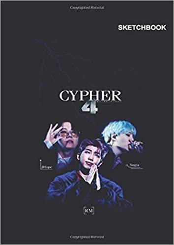 Just a girl who loves BTSs sketchbook: Blank Pages, 110 Pages, A4 (8.27 x 11.69 inches), BTS Cypher 4 Cover. indir