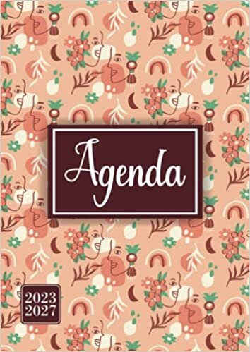 Agenda 5 Anni 2023-2027: Organizator Mensile per 5 anni , Gennaio 2023 A Dicembre 2027, 1 mese a 2 pagine, Calendario 2023-2027, Formato Grande A4