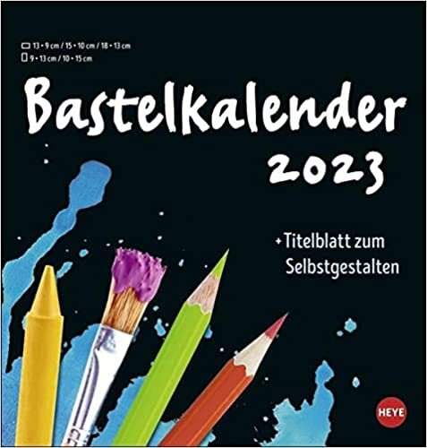 ダウンロード  Bastelkalender schwarz mittel 2023 本