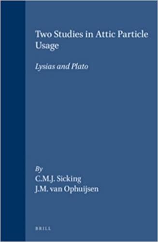 indir Two Studies in Attic Particle Usage: Lysias and Plato (Mnemosyne, Supplements)