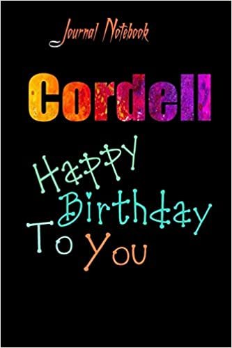 indir Cordell: Happy Birthday To you Sheet 9x6 Inches 120 Pages with bleed - A Great Happybirthday Gift