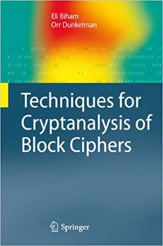 ダウンロード  Techniques for Cryptanalysis of Block Ciphers (Information Security and Cryptography) 本