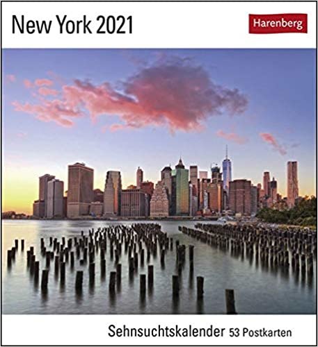 indir New York 2021: Sehnsuchtskalender. 53 Postkarten