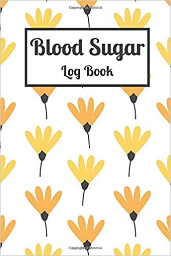 Blood Sugar Log Book: 2 Year Blood Sugar Level Recording Book | Easy to Track Beautiful Floral Journal with notes, Breakfast, Lunch, Dinner, Bed Before and After Tracking | V.10