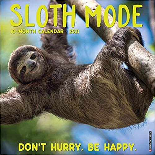 ダウンロード  Sloth Mode 2021 Calendar 本