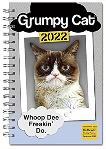 ダウンロード  Grumpy Cat Classic 16-Month Weekly Planner 本