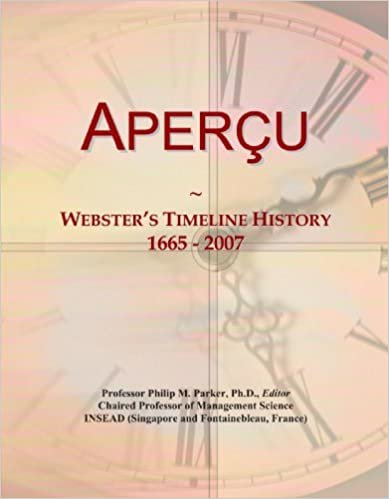 Aperc¸u: Webster's Timeline History, 1665 - 2007