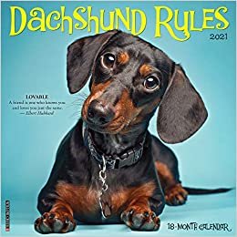indir Dachshund Rules 2021 Calendar