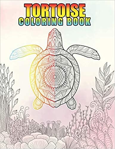 تحميل Tortoise coloring book: Turtles and Tortoises coloring book for Kids, toddlers, Baby, Adults, Favors.Teens, girls and Boys kids ages 2-8.