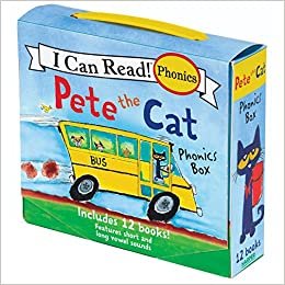 James Dean Pete the Cat 12-Book Phonics Fun!: Includes 12 Mini-Books Featuring Short and Long Vowel Sounds تكوين تحميل مجانا James Dean تكوين