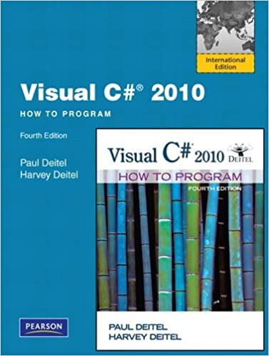 Harvey Deitel Visual C# 2010 How to Program: International Edition تكوين تحميل مجانا Harvey Deitel تكوين