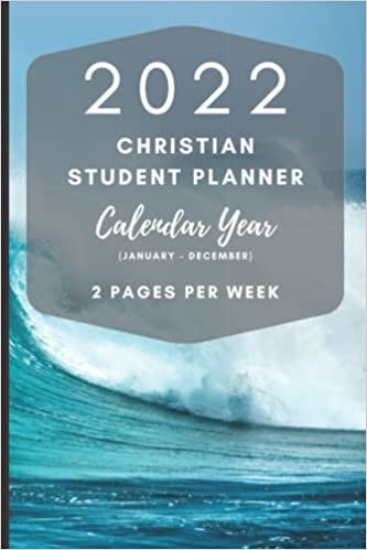 Hesed Publishing 2022 Christian Student Planner - Calendar Year (January - December) - 2 Pages Per Week: Includes Daily Bible Reading Plan | Ocean Wave Theme | A Great Gift for Students | تكوين تحميل مجانا Hesed Publishing تكوين