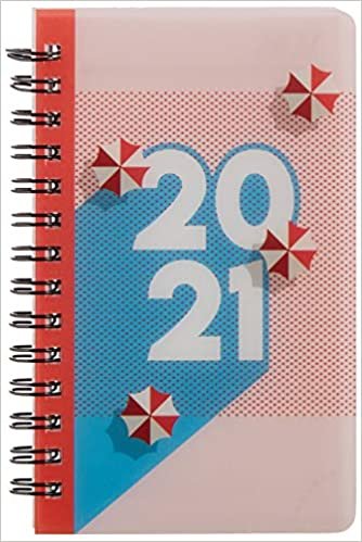 rido/idé 7011104011, Wochenkalender/Taschenkalender 2021 "Summer", Modell Timing 3, PP-Einband indir