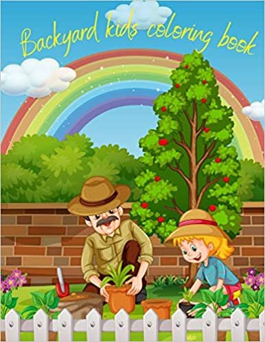 Backyard Kids Coloring Book: Childhood and Treehouse indir