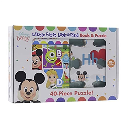 indir Disney Baby: ABCs: Little First Look and Find Book &amp; Puzzle