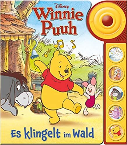 Disney Winnie Puuh: Es klingelt im Wald - Soundbuch - Pappbilderbuch mit Klingelknopf und 5 lustigen Geräuschen für Kinder ab 18 Monaten indir