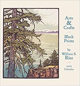 ダウンロード  Arts & Crafts Block Prints by William S. Rice 2020 Calendar 本