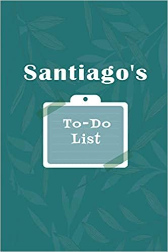 indir Santiago&#39;s To˗Do list: Checklist Notebook | Daily Planner Undated Time Management Notebook