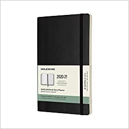 ダウンロード  Moleskine 2020-21 Weekly Planner, 18M, Large, Black, Soft Cover (5 x 8.25) 本