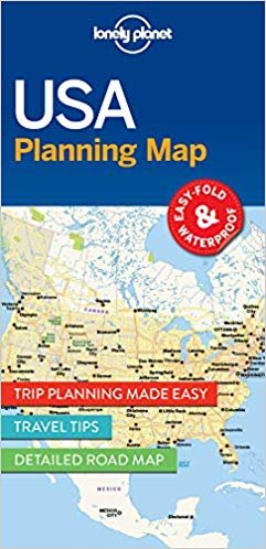 اقرأ الولايات المتحدة الأمريكية لخطط السفر Map (دليل المقاسات) الكتاب الاليكتروني 
