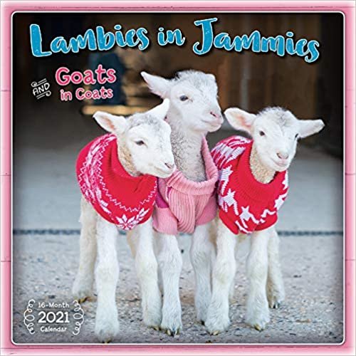 ダウンロード  Lambies in Jammies & Goats in Coats 2021 Calendar 本