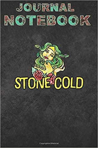 Journal Notebook, Composition Notebook: Stone Cold Stone Cold Medusa artwork Snake Haired 7 in x 9 in x 100 Lined and Blank Pages for Notes, To Do Lists, Journal, Soft Cover, Matte Finish