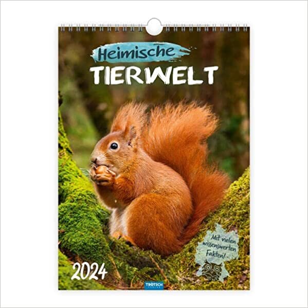 ダウンロード  Troetsch Wochenkalender zum Haengen Heimische Tierwelt 2024: Wandkalender 本