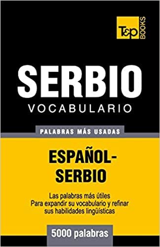 indir Vocabulario español-serbio - 5000 palabras más usadas (T&amp;P Books)