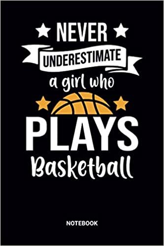 Notebook: Dotted Lined Girl Basketball Notebook (6x9 inches) ideal as a Journal for High School, College and Hobby Players. Perfect as a Bball Players ... Lover. Great gift for Girls, s and Women indir