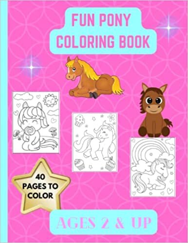 تحميل FUN PONY COLORING BOOK: Pony Theme Gift for kids