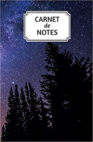 Carnet de notes: Carnet de notes - 160 pages lignées - Petit format - 13,34 cm x 20,32 cm - thème espace - galaxie