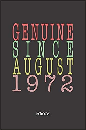 تحميل Genuine Since August 1972: Notebook