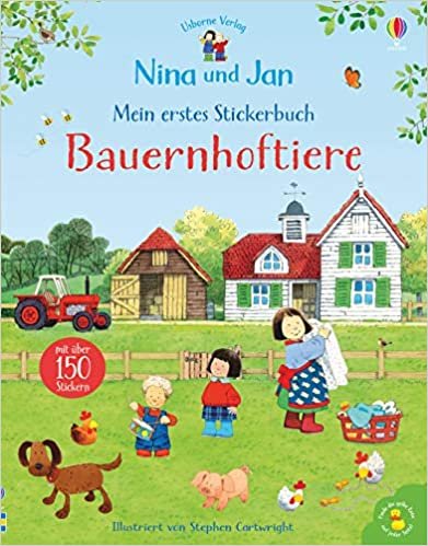 Nina und Jan - Mein erstes Stickerbuch: Bauernhoftiere indir