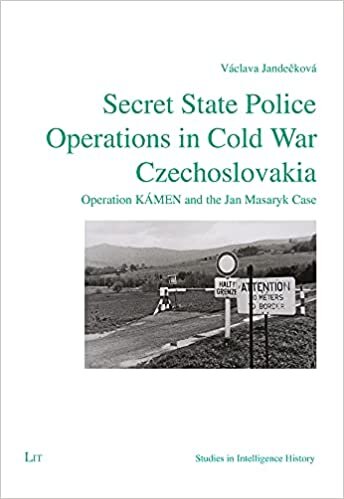 Secret State Police Operations in Cold War Czechoslovakia, 14: Operation Kámen and the Jan Masaryk Case