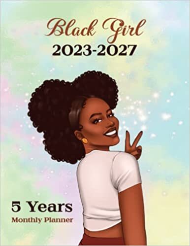 ダウンロード  Black Girl 5 years Monthly Planner 2023-2027: 60 Months January 2023 to December 2027 Calendar Agenda Organizer Schedule and Appointment Notebook.Large 8,5"x11" with Holidays 本