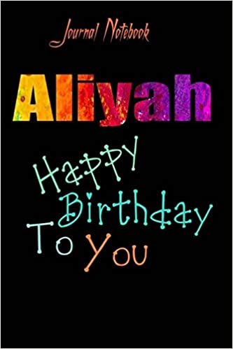 indir Aliyah: Happy Birthday To you Sheet 9x6 Inches 120 Pages with bleed - A Great Happybirthday Gift